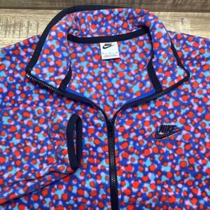 Nike Club Fleece Full Zip Jacket DX0531-480 Oversized Fit Mens Medium Ultra Soft